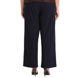 Estelle Sofia Pink Stripe Trousers In Navy