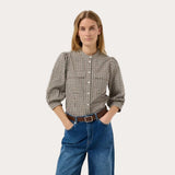 Part Two ChinettePW Shirt In Downtown Brown Check