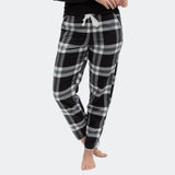 Cyberjammies Brushed Check Pyjama Bottoms In Black
