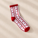 Chelsea Peers Christmas Chip the Cockapoo Stripe Print Bauble Socks