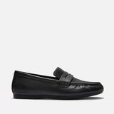 FitFlop DELICATO Leather Loafers In Black