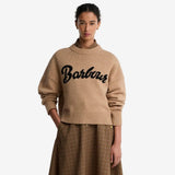 Barbour Ivybridge Crew Neck Jumper In Warm Trench