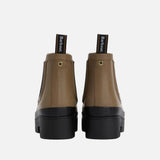 Barbour Halton Ankle Wellingtons In Military Brown