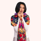 Powder Botanical Kaleidoscope Lux Print Scarf
