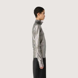 MeiMeij Laminated T-shirt In Argento