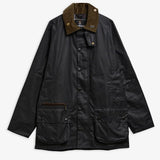 Barbour Icons Beaufort Waxed Jacket In Navy