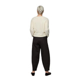 Sahara Ponte Bubble Trousers In Chocolate