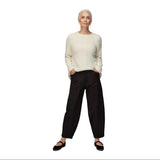 Sahara Ponte Bubble Trousers In Chocolate