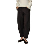 Sahara Ponte Bubble Trousers In Chocolate