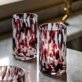 Gallery Direct Confetti Glasses 4pk In Brown