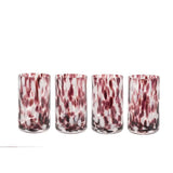Gallery Direct Confetti Glasses 4pk In Brown