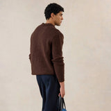 Percival Shugart Knit Jumper In Brown