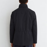 Reiss Glick Four-Pocket Hooded Jacket With Removable Gilet In Navy