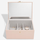 Stackers Luxury Classic Jewellery Box In Blush/Gold