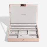 Stackers Classic Jewellery Box With Lid In Blush/Rose Gold