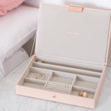 Stackers Classic Jewellery Box With Lid In Blush/Rose Gold