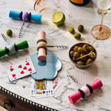 Addison Ross Bow Tie Corkscrew Pink & Green