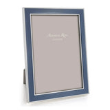 Addison Ross Enamel & Silver Frame In Denim, 8x10