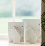 Addison Ross Enamel & Silver Frame In Light Pink