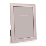 Addison Ross Enamel & Silver Frame In Light Pink, 4x6