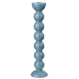 Addison Ross Extra Tall Bobbin Candlestick 33cm In Chambray
