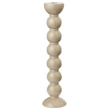 Addison Ross Extra Tall Bobbin Candlestick In Cappuccino, 33cm