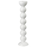 Addison Ross Extra Tall Bobbin Candlestick In White, 33cm