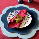 Addison Ross Lacquer Placemats, Set of 4 In Navy