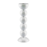 Addison Ross Tall Bobbin Candlestick 24cm In White