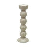 Addison Ross Tall Bobbin Candlestick In Cappuccino, 24cm