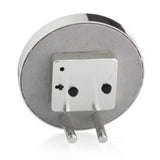 Addison Ross White & Silver Silent Alarm Clock