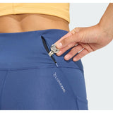 adidas ADI365 CLIMACOOL 3 Stripes Running Full Length Leggings In Tech Indigo