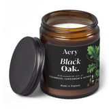 Aery Black Oak Scented Jar Candle 140g