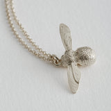 Alex Monroe Baby Bee Necklace in Silver