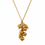 Alex Monroe Know Your Onions Cluster Necklace in Gold