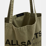 Allsaints Underground Shopper Tote Bag in Green/Black