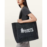 AllSaints Izzy Saint Tote Bag In Black