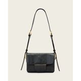 AllSaints Jupiter Leather Crossbody Bag In Black
