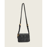 AllSaints Jupiter Small Quilt Crossbody Bag In Black