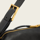 AllSaints Noemie Leather Shoulder Bag in Black