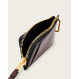 AllSaints Remy Leather Wallet in Dark Red
