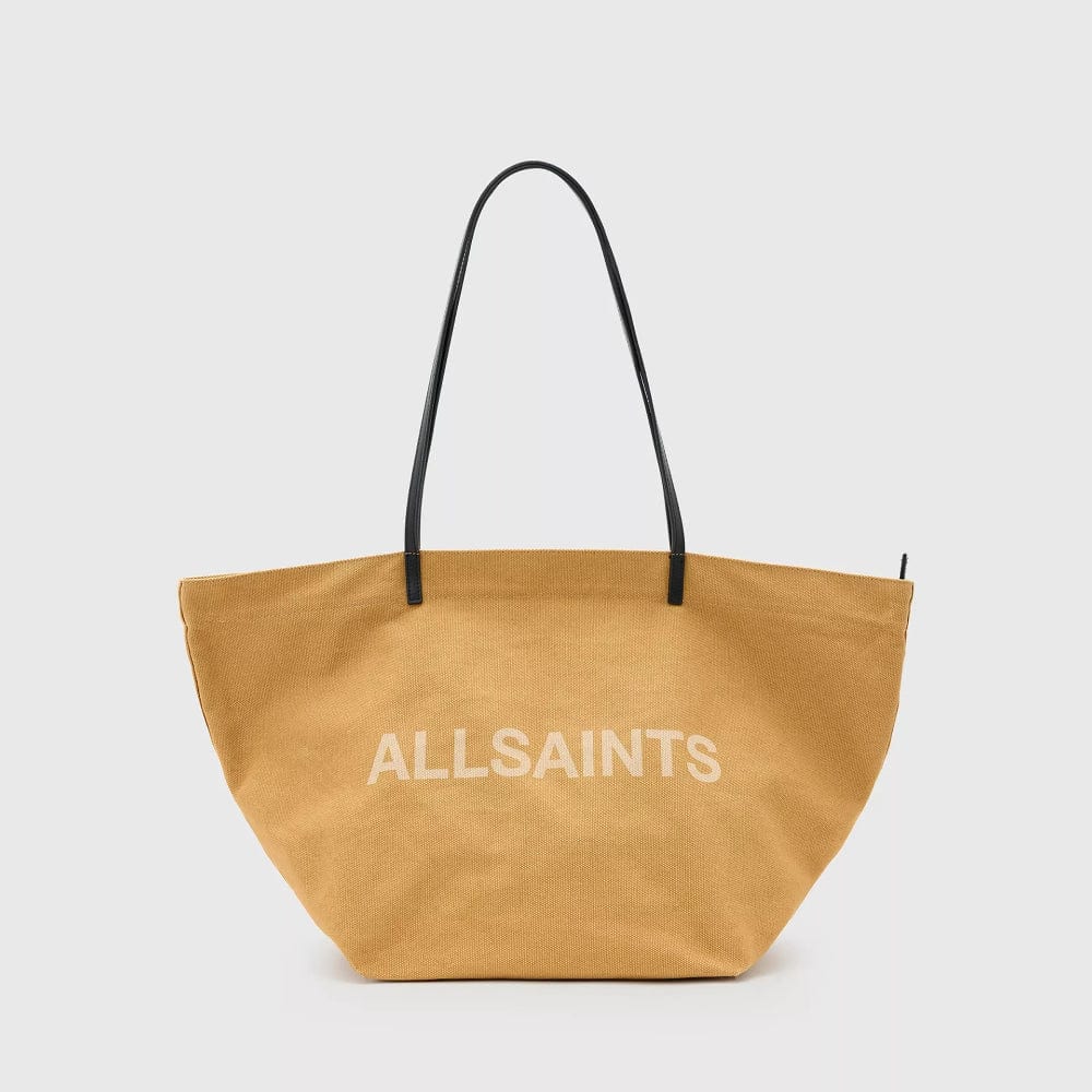 AllSaints Serafina Canvas Tote Bag In Palisade Tan