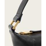 AllSaints Vega Leather Mini Bag In Black
