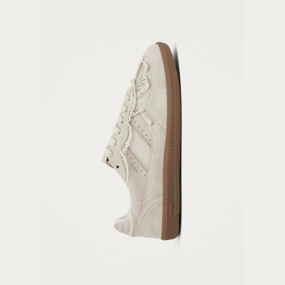 Alohas Tb.490 Crochet Cream Leather Sneakers