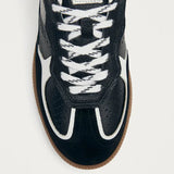 Alohas Tb.490 Rife Grain Leather Sneakers in Black & White