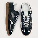 Alohas Tb.490 Rife Grain Leather Sneakers in Black & White