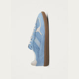 Alohas Tb.490 Rife Leather Sneakers in Cornflower Blue Cream