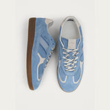 Alohas Tb.490 Rife Leather Sneakers in Cornflower Blue Cream