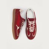 Alohas Tb.490 Rife Sheen Red Leather Sneakers