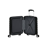 American Tourister Flashline 45cm 4 Wheel Spinner Suitcase In Shadow Black